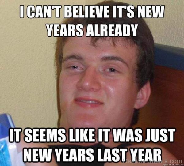 I Cant Believe Its New Years