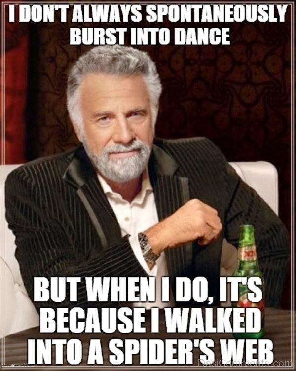 I Dont Always Spontaneously Burst Into Dance