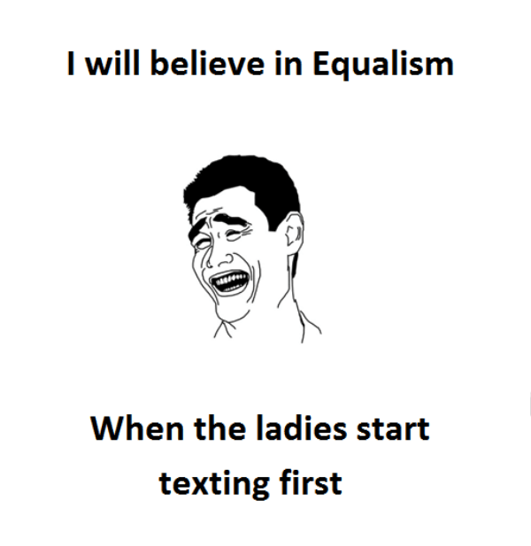 I Will Believe In Equalism