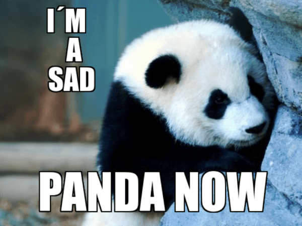 Im A Sad Panda Now