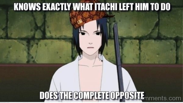 Knows Exactly What Itachi Left Him To Do