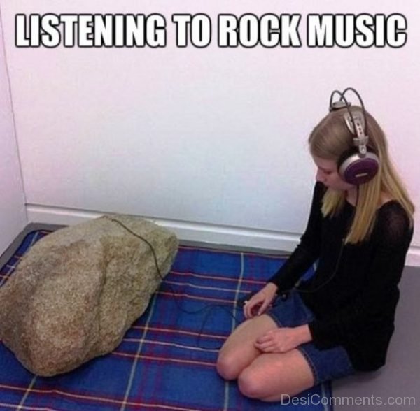 Listening To Rock Music