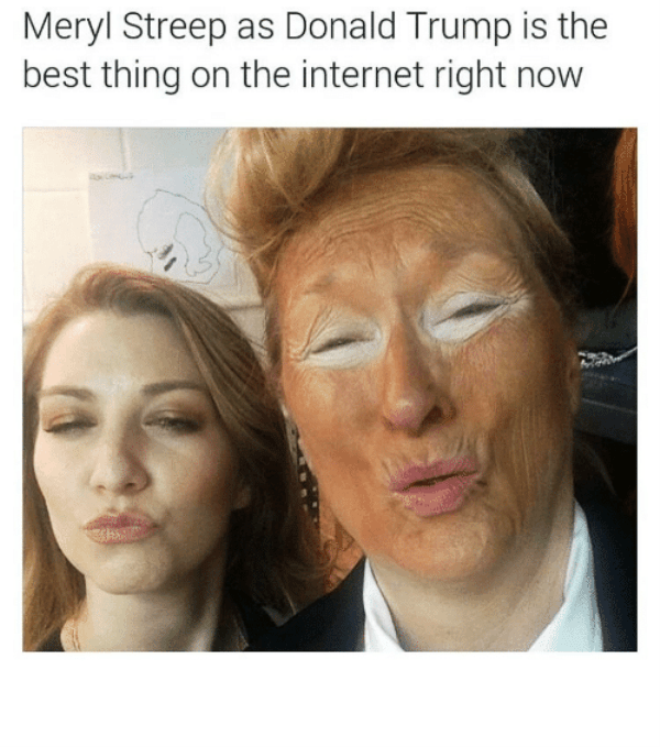 Meryl Streep As Donald Trump