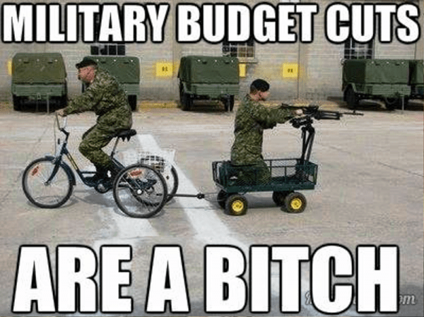 Military Budget Cuts Are A Bitch