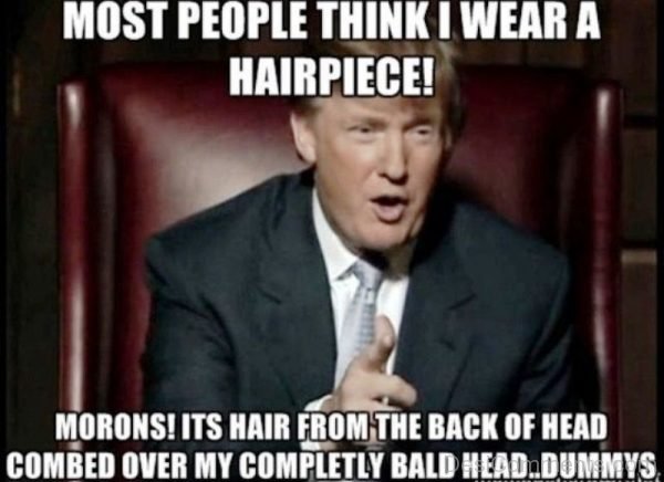 Most People Think I Wear A Hairpiece