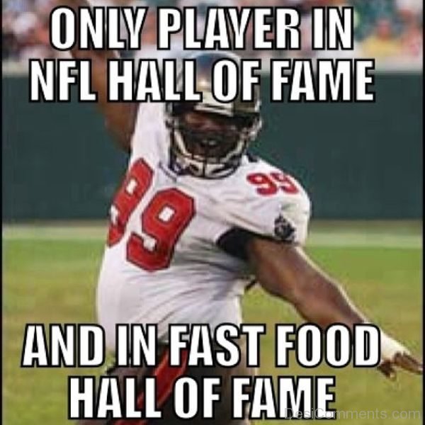 Only Player In NFL Hall Of Fame