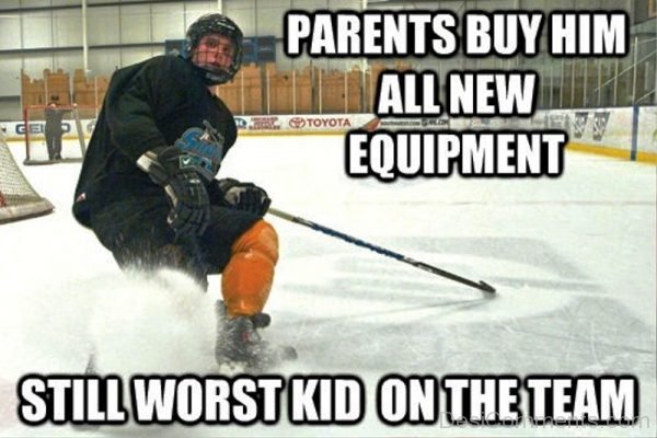 Parents Buy Him All New Equipment