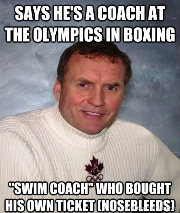 Says He A Coach At The Olympics