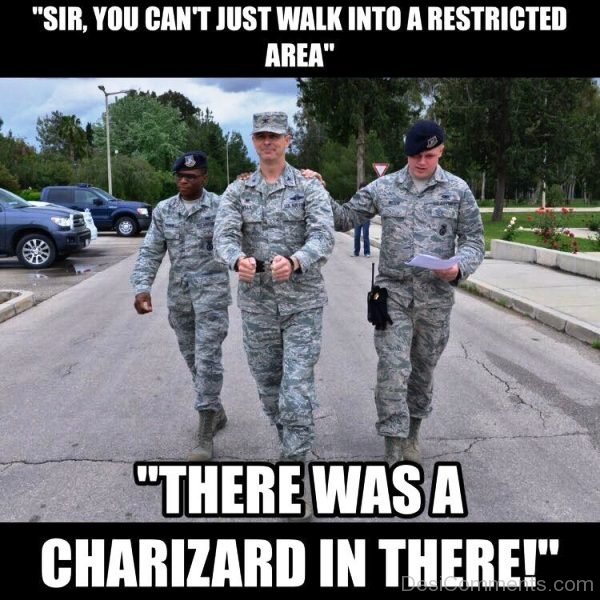 Sir, You Cant Just Walk Into A Restricted Area