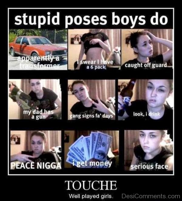 Stupid Poses Boys Do