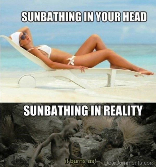 Sunbathing In Your Head
