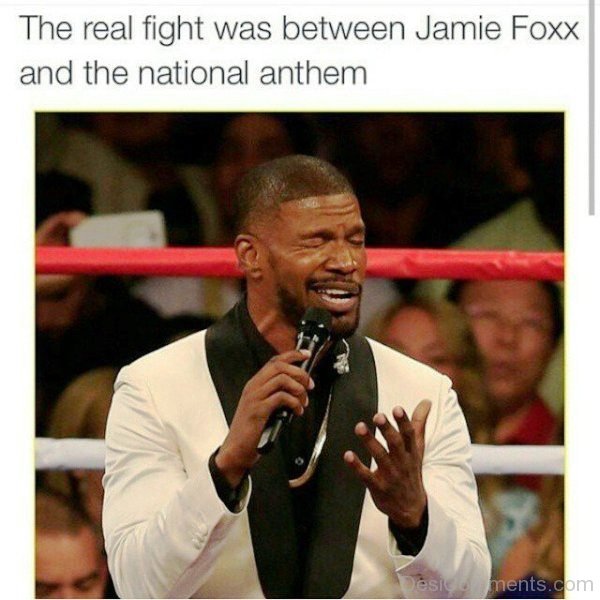 The Real Fight Was Between Jamie Foxx