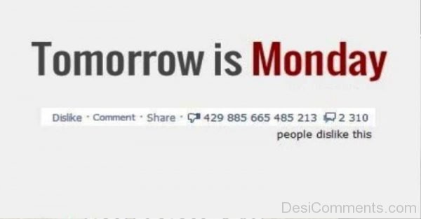 Tomorrow Is Monday