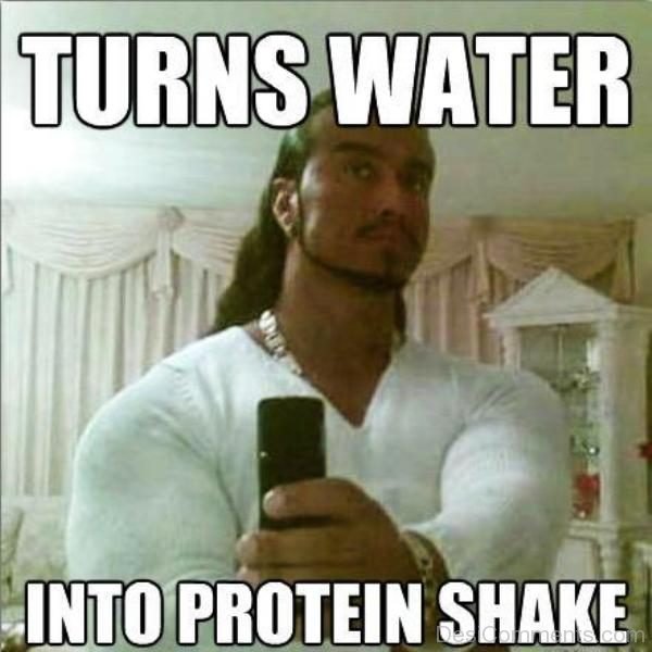 Turns Water Into Protein Shake
