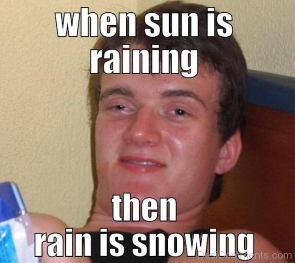 When Sun Is Raining
