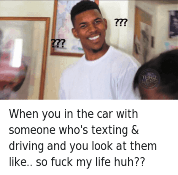 When You In The Car With Someone