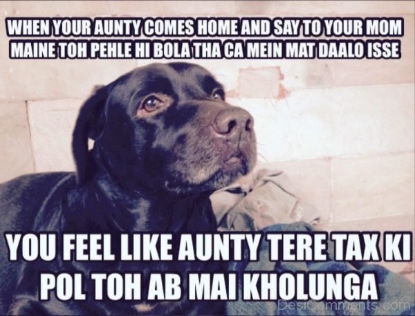 When Your Aunty Comes Home