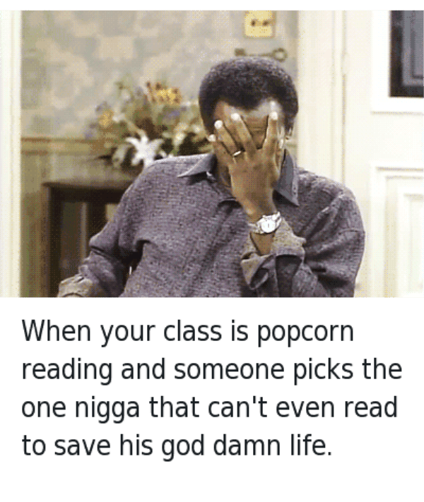 When Your Class Is Popcorn Reading