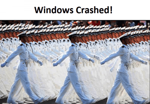 Windows Crashed