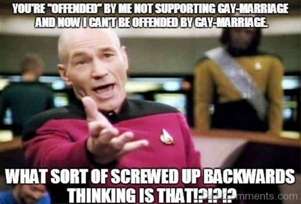 You re Offended By Me Not Supporting