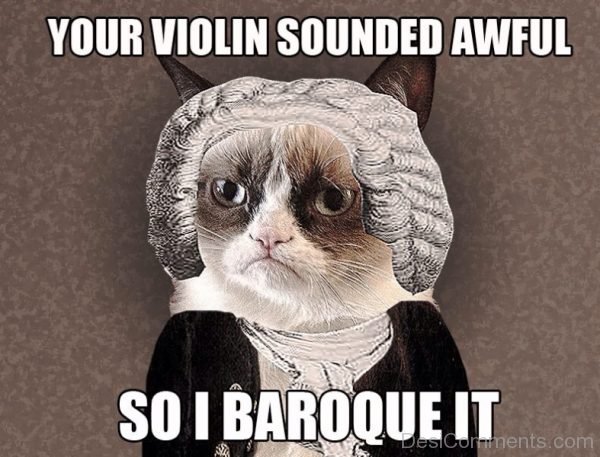 Your Violin Sounded Awkul