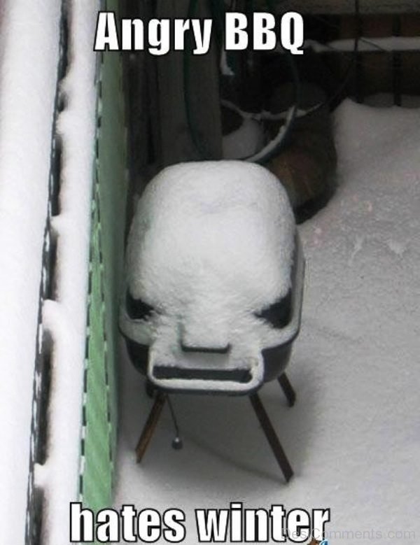 Angry BBQ Hates Winter
