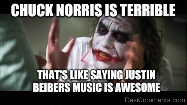 Chuck Norris Is Terrible