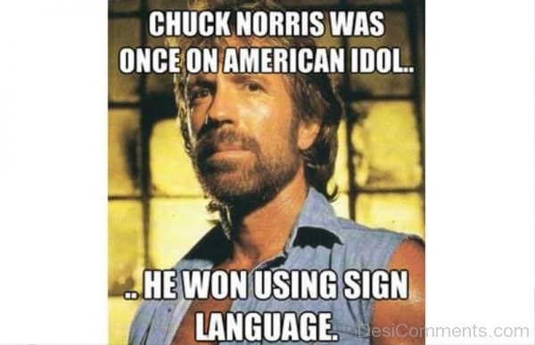 Chuck Norris Was Once On American