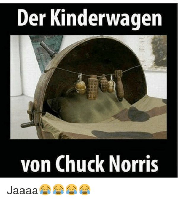 Der Kinderwagen Von Chuck Norris