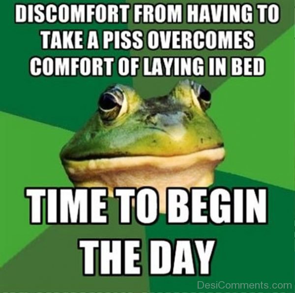 Discomfort From Having To Take