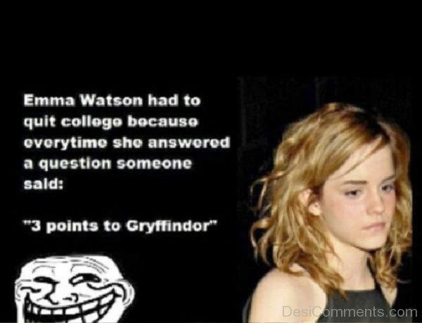 Emma Watson Had To Quit College