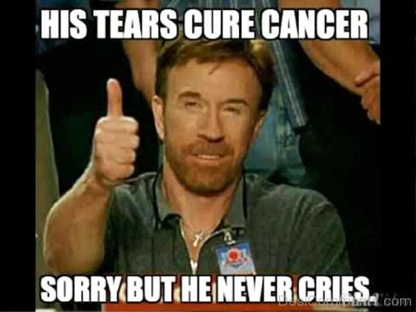 His Tears Cure Cancer
