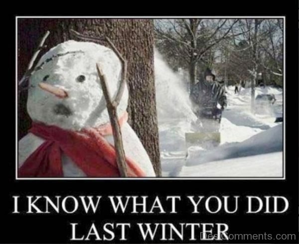 I Know What You Did Last Winter