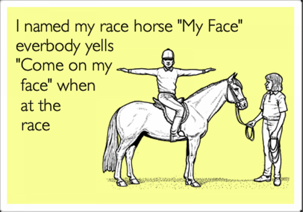 I Named My Race Horse