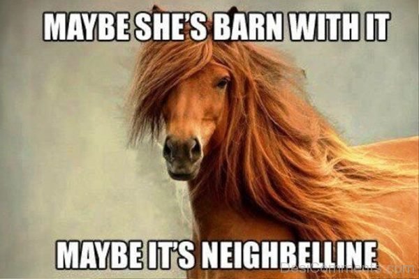 Maybe She Barn With It