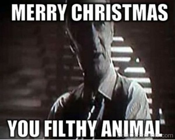 Merry Christmas You Filthy Animal