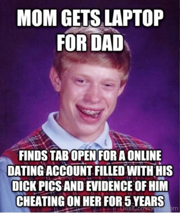 Mom Gets Laptop For Dad