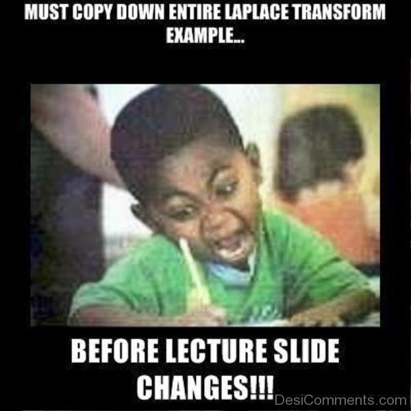 Must Copy Down Entire Laplace