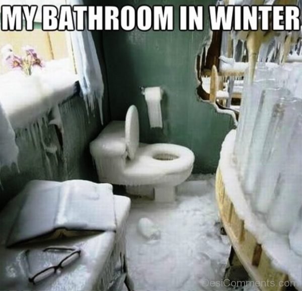 My Bathroom In Winter