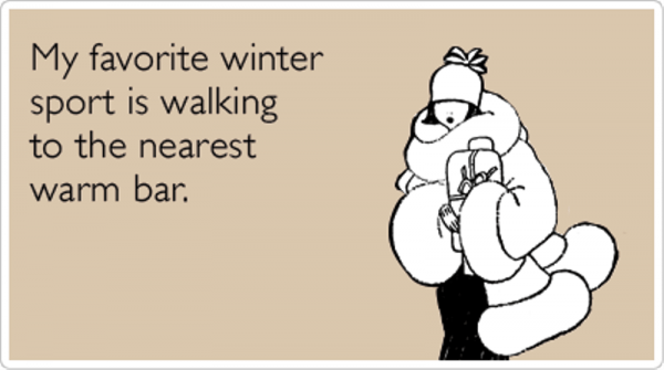My Favorite Winter Sport Is Walking