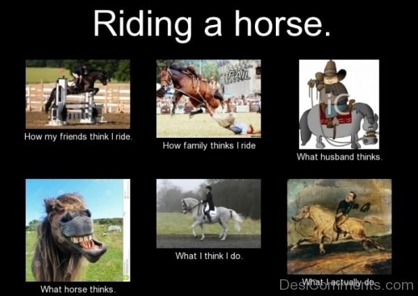 Riding A Horse