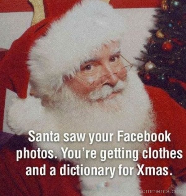 Santa Saw Your Facebook Photos