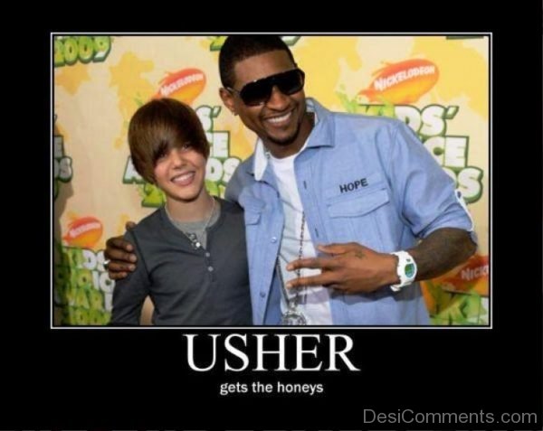 Usher Gets The Honeys