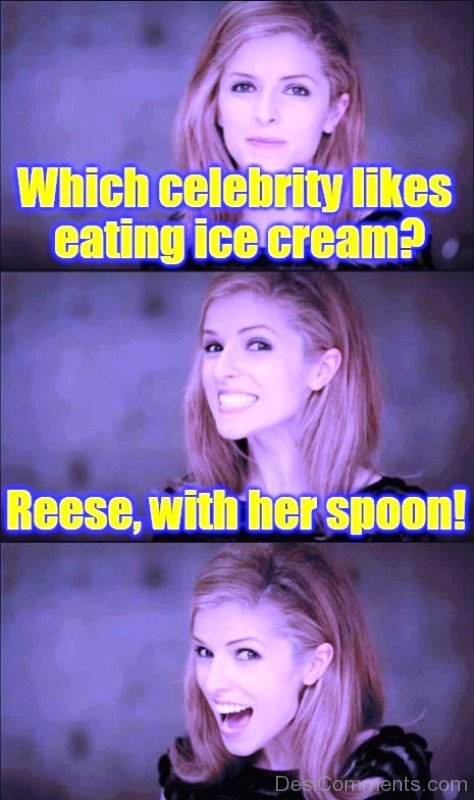 Which Celebrity Likes Eating Icecream