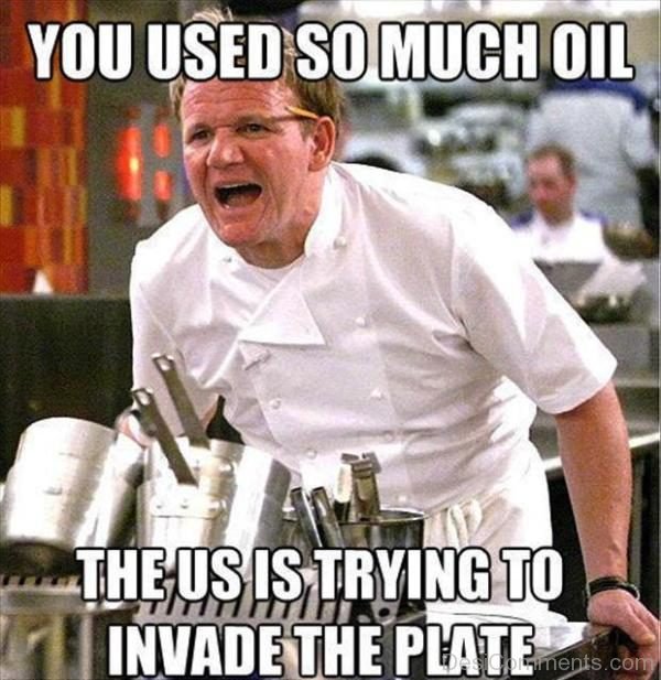You Used So Much Oil