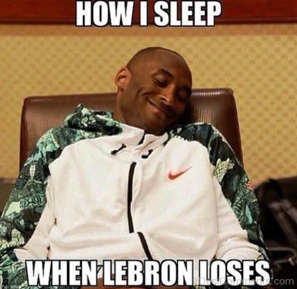 How I Sleep When Lebron Loses