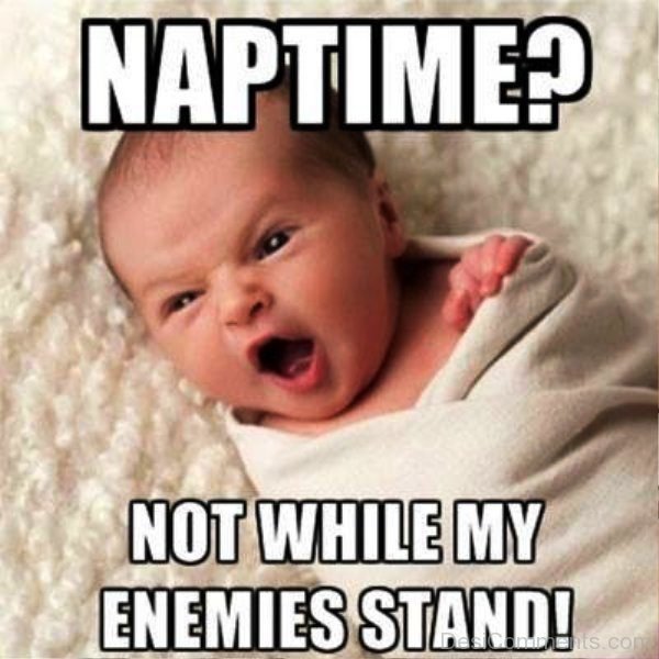 Naptime Not While My Enemies Stand