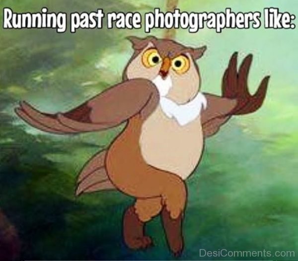 Running Past Race Photographers Like
