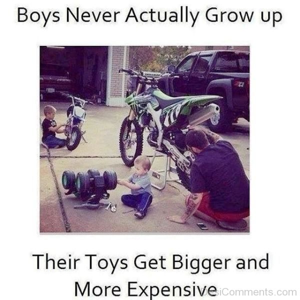 Boys Never Actually Grow Up