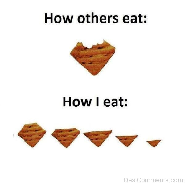 How Others Vs I Eat